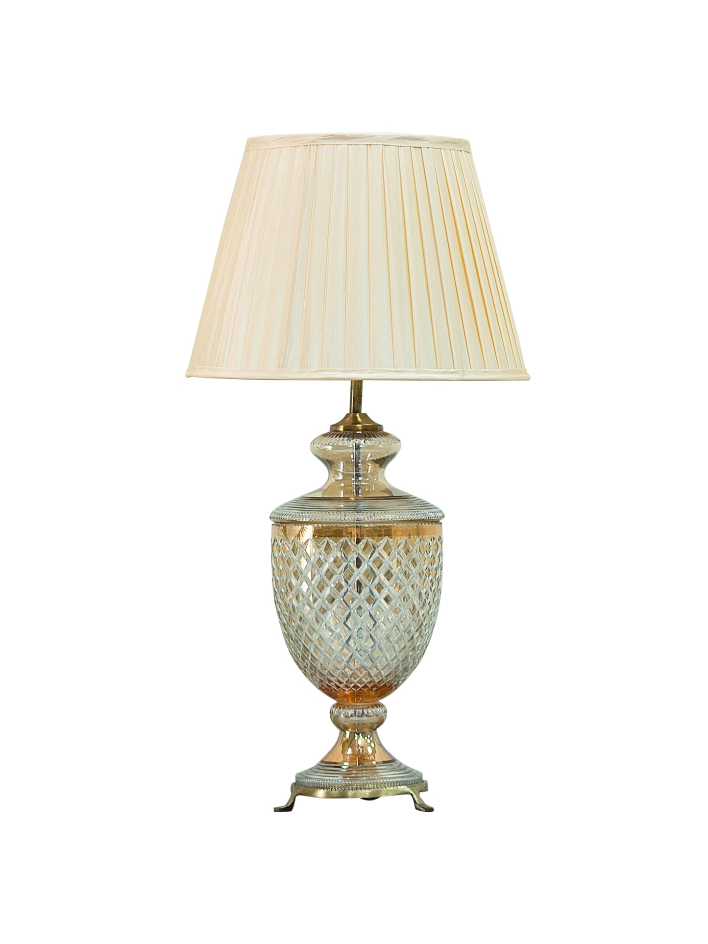 Zarya Amber Table Lamp (7")
