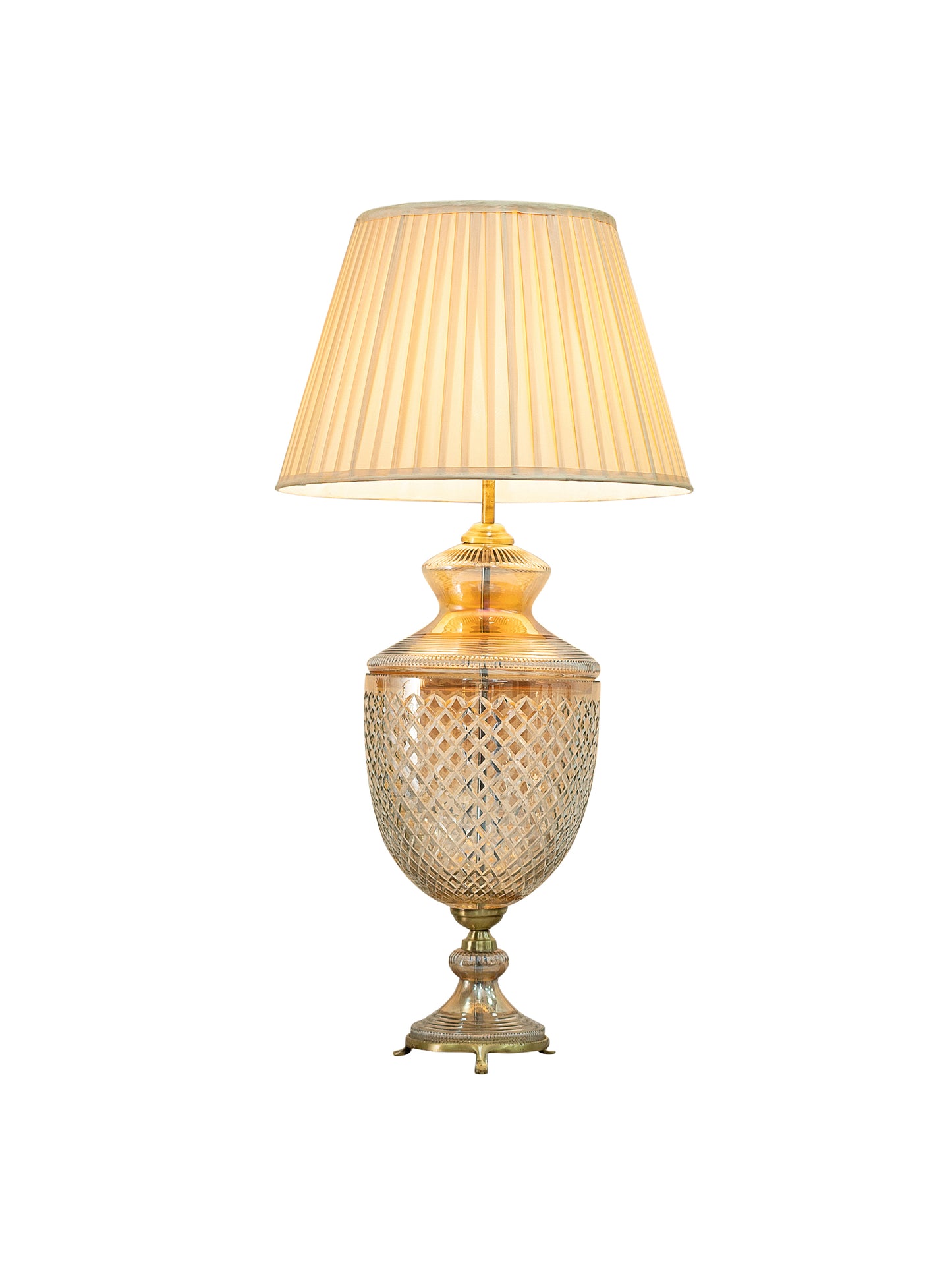 Zarya Amber Table Lamp (9")
