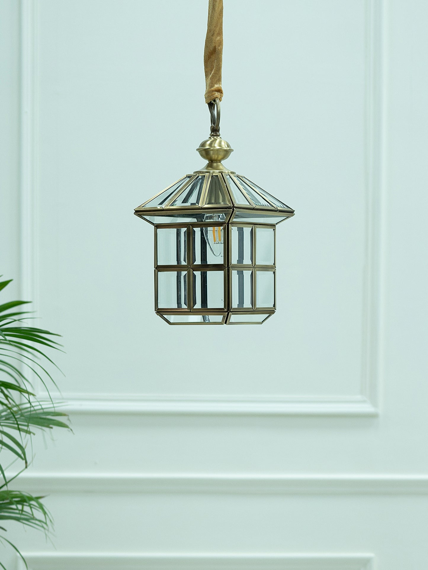 Troy Brass Pendant Light
