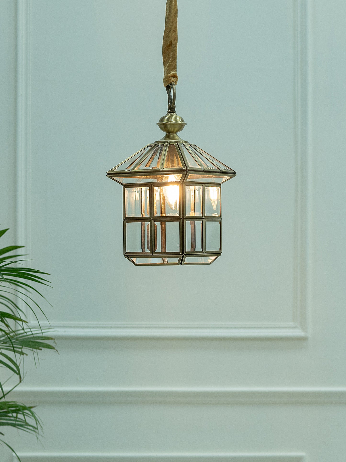 Troy Brass Pendant Light