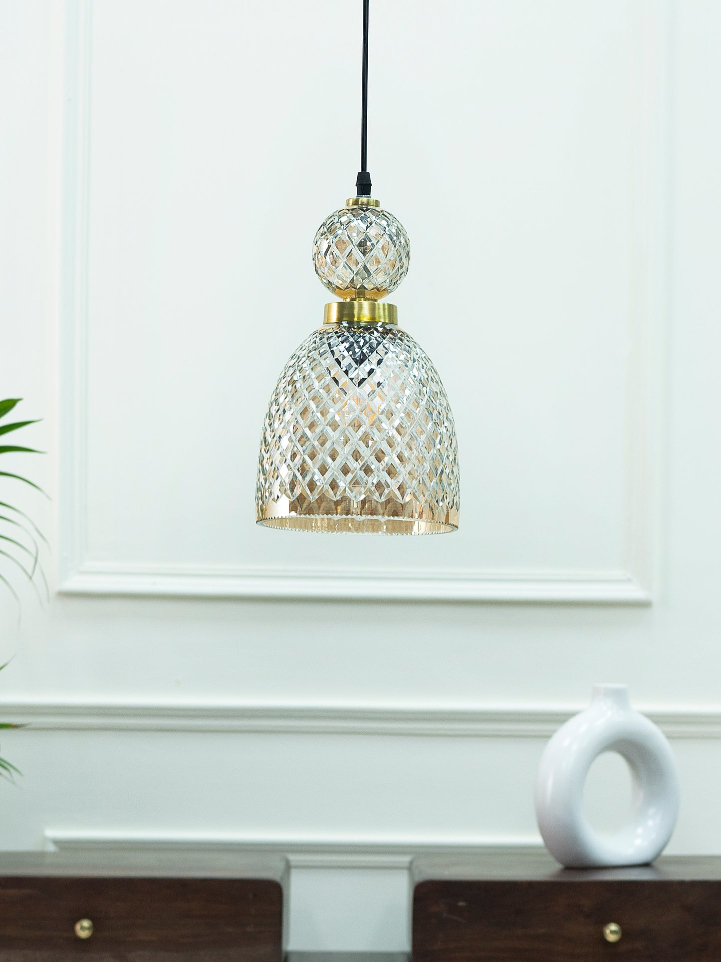 Noor Amber pendant (7')