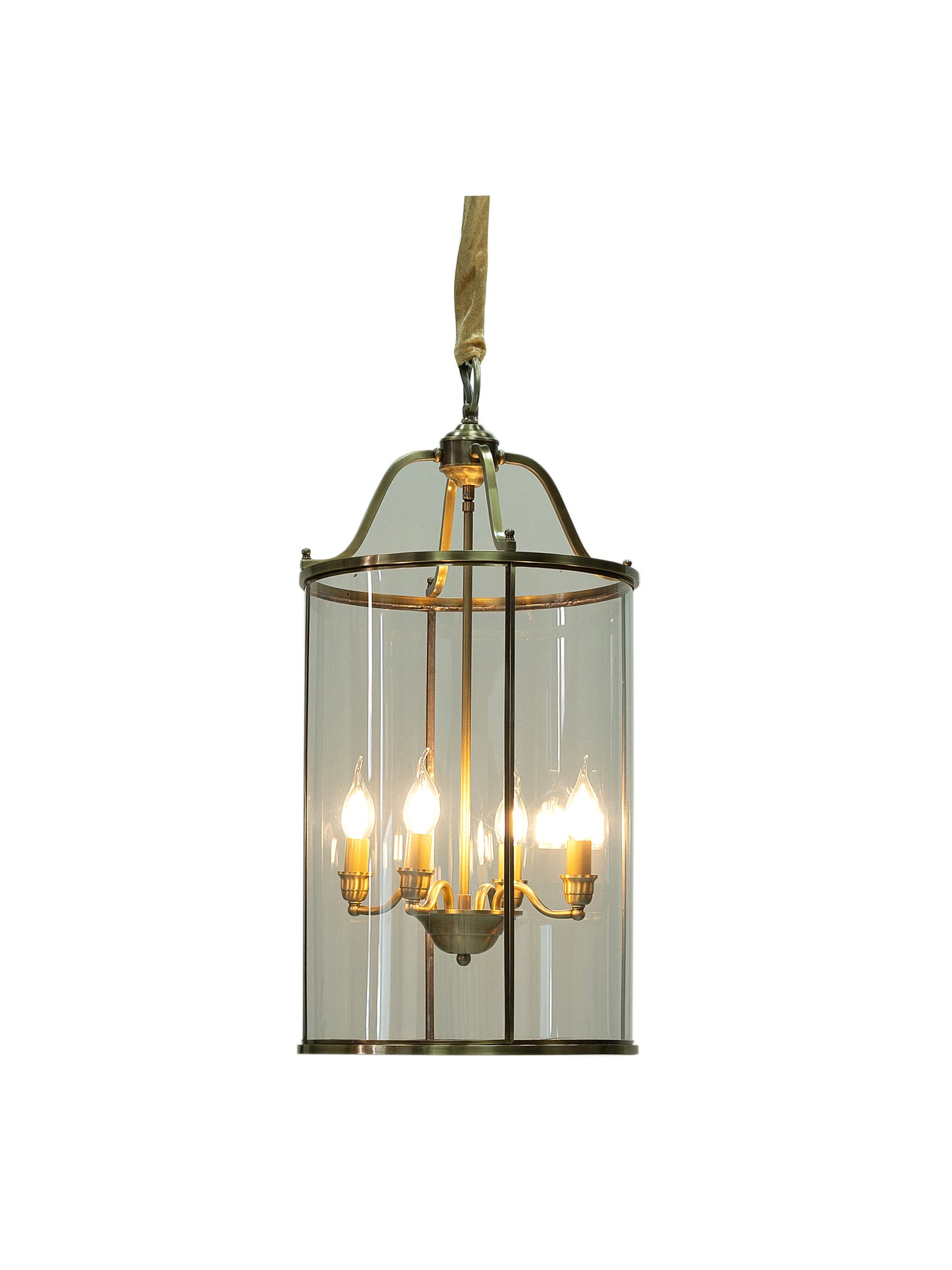 Elaan Antique Brass Pendant Light