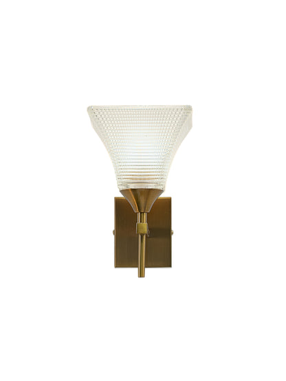 Golden Flame Wall Light