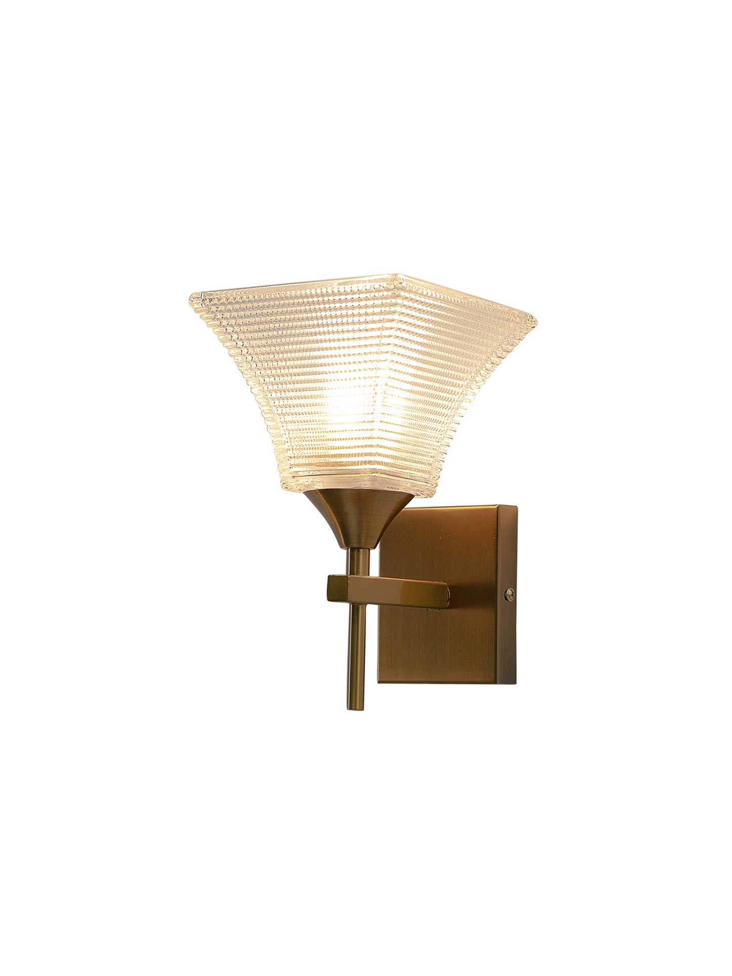 Golden Flame Wall Light