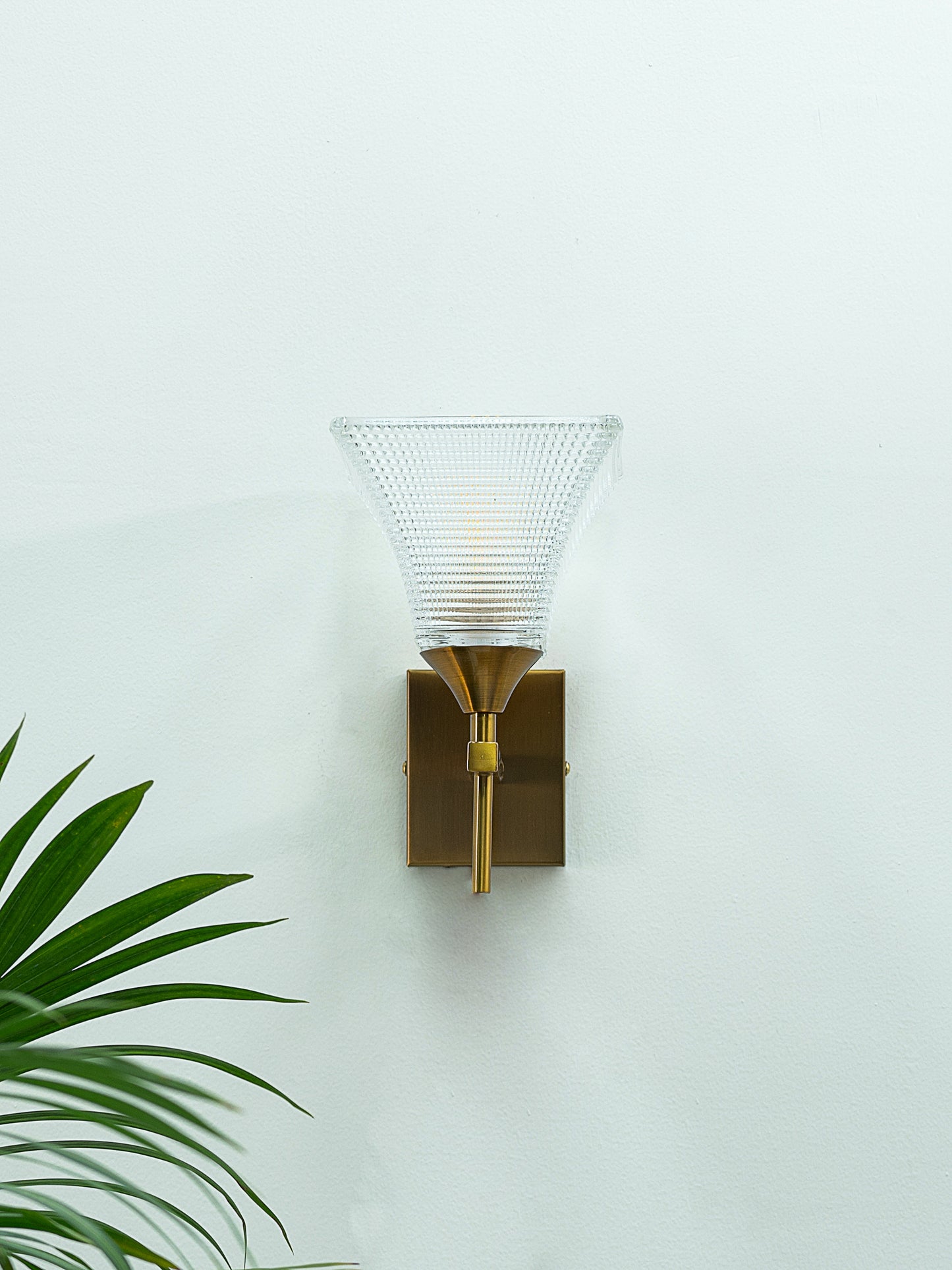 Golden Flame Wall Light