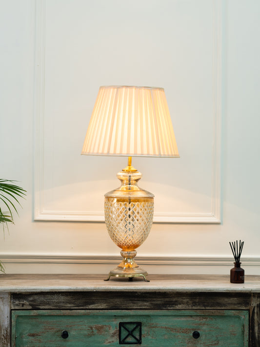 Zarya Amber Table Lamp (7")