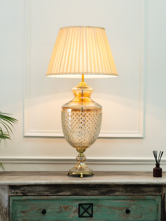 Zarya Amber Table Lamp (9")